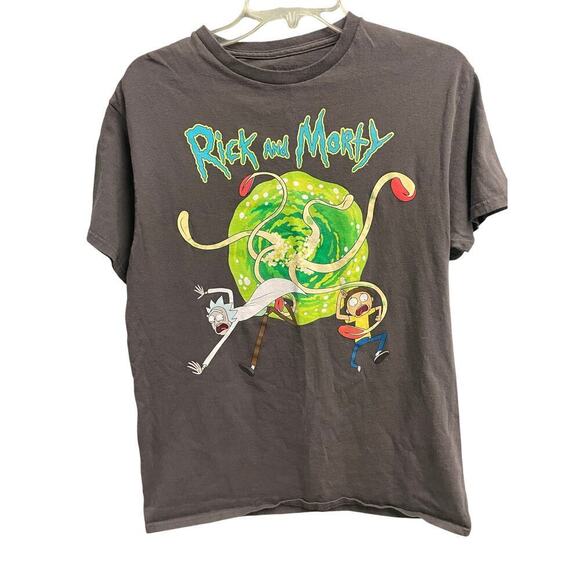 Rick and Morty Tee Size Medium Graphic Shirt Adult Swim - Picture 1 of 2